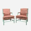A Pair of Arne Norell Striped Chairs