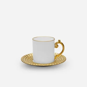 Aegean Gold Espresso Cup & Saucer