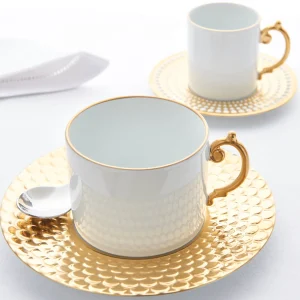 Aegean Gold Espresso Cup & Saucer