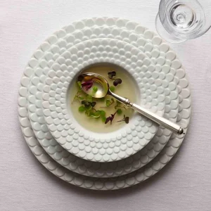 Aegean White Soup Plate
