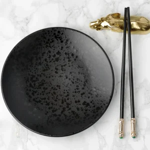 Alchimie Black Dessert Plate