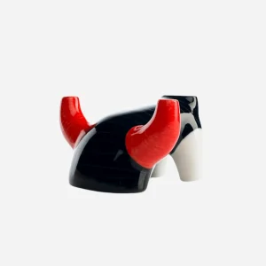 An Abstract Bull Sculpture