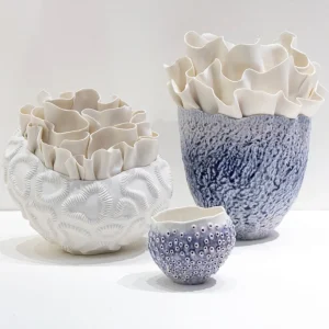 Anthozoa Blue Tall Vase