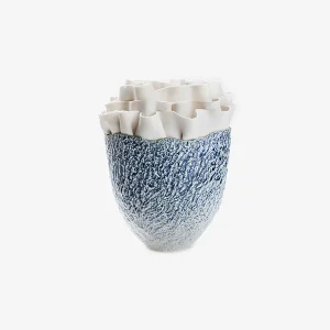 Anthozoa Blue Tall Vase