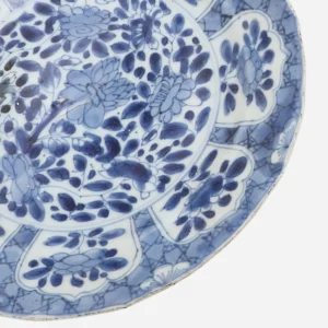 Antique Blue & White Chinese Plates - Set of 6