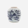 Antique Chinese Blue & White Ginger Jar