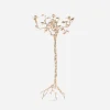 Antique Gold-Lacquered Metal Tree Candelabra