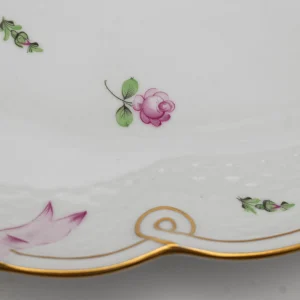 Antique Herend Vienna Rose & Bow Serving Platter