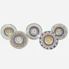 Antique Mallorcan Faience Dishes - Set of 5