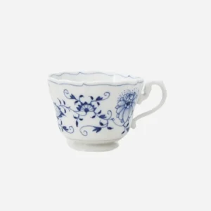 Antique Meissen Blue Onion Teacup & Saucer - Set of 6