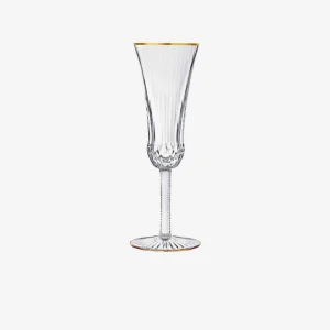 Apollo Champagne Flute Gold Rim