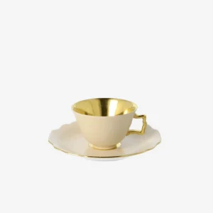Belvedere Espresso Cup & Saucer Champagne