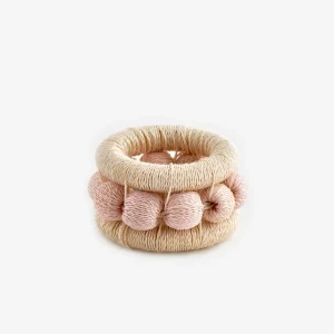 Berry Napkin Ring Blush -  Set of 4
