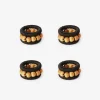 Berry Napkin Ring Ochre - Set of 4