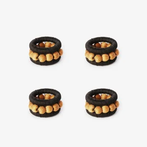 Berry Napkin Ring Ochre - Set of 4