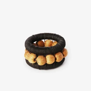 Berry Napkin Ring Ochre - Set of 4
