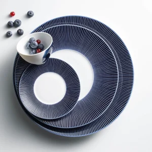 Blue Bolero Dessert Plate