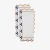 Blue Flower Cocktail Napkin - Set of 4