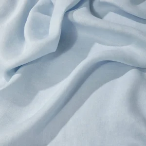 Blue Linen Sateen Tablecloth