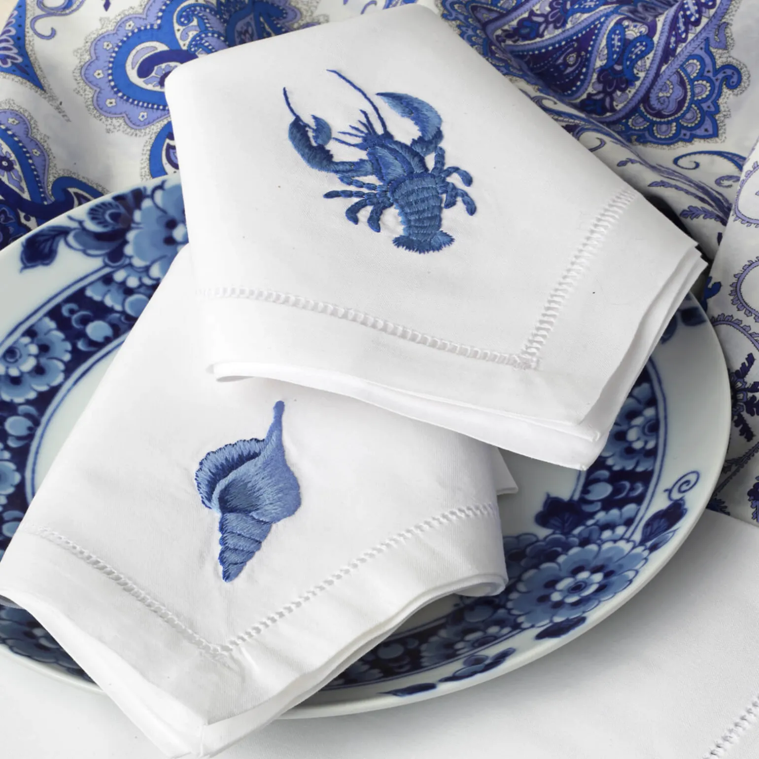blue_lobster_dinner_napki_2.webp Blue Lobster Dinner Napkin