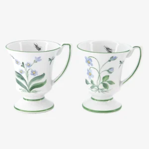 Botanique Violet Pedestal Teacup