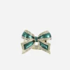Bow Napkin Ring Emerald - Set of 4