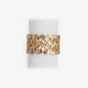 Braid Gold Napkin Ring - Set of 4