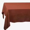 Brick Linen Sateen Tablecloth