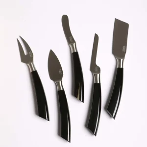 Buffalo Horn Cheese Knives - Set of 5