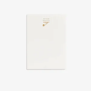 Butler Wanted Notepad