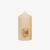 Cameo Pillar Candle Stone