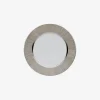 Carbone Grey & Platinum Dessert Plate