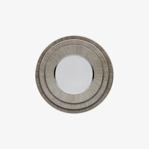 Carbone Grey & Platinum Dessert Plate