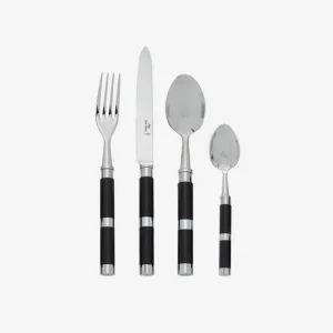 Carla Ebony 4-Piece Cutlery Set