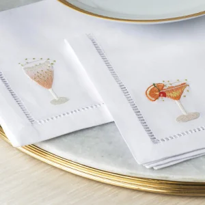 Champagne Cocktail Napkins - Set of Two
