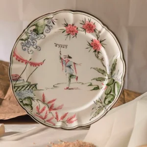 Chinoiserie Dessert Plates - Set of 12