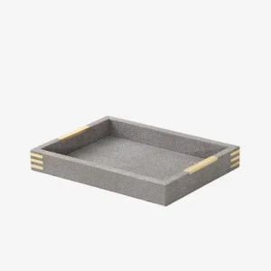 Christie Desk Tray Barley Shagreen