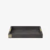 Christie Desk Tray Charcoal Shagreen