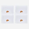 Croissant Cocktail Napkin - Set of 4