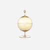 Crystal Candy Dish Gold - Large
