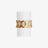 Cuban Link Napkin Ring - Set of 4