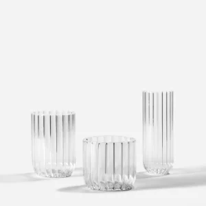 Dearborn Set of Two Tall Flute Glasses