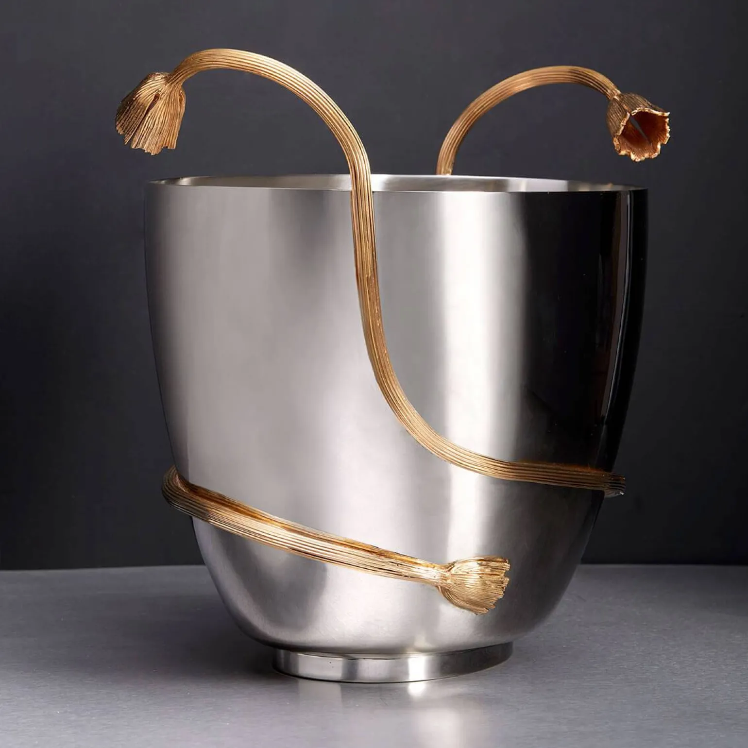 deco_leaves_large_champag_2.webp Deco Leaves Large Champagne Bucket