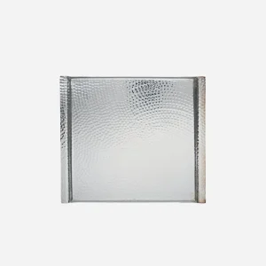 Dotti Silver Plated Hammered Tray