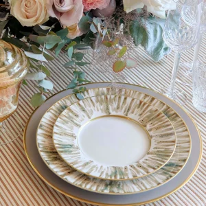 Ecaille Creme Dessert Plate