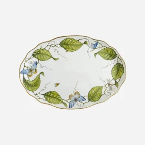 Exotic Butterfly Oval Platter Large