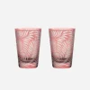Fern Large Tumbler Rose - Set of 2