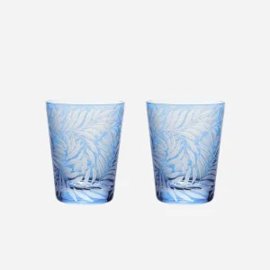 Fern Medium Tumbler Blue - Set of 2