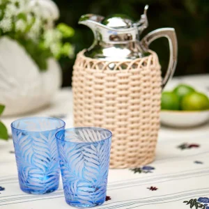 Fern Medium Tumbler Blue - Set of 2