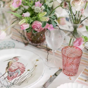 Fern Medium Tumbler Rose - Set of 2